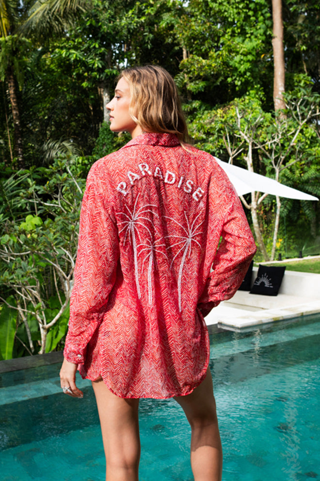 Shirt paradise red
