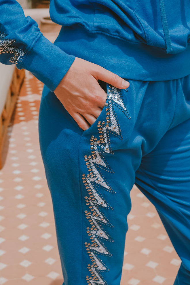 Pants Lightning Bolt Blue