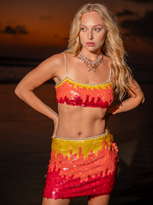 Top Ombre Sunset