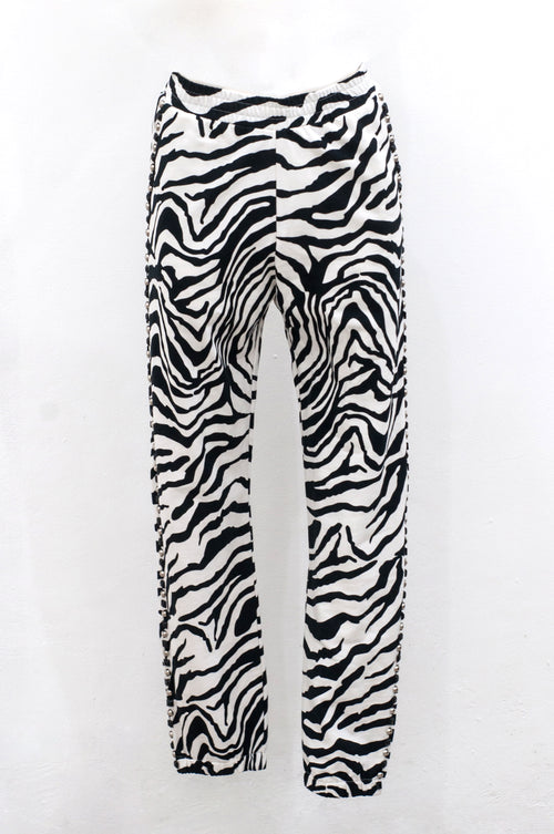 Terry zebra pants
