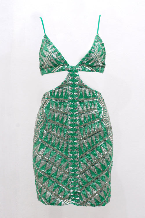 Las Vegas green dress K & I Las Vegas green dress K & I