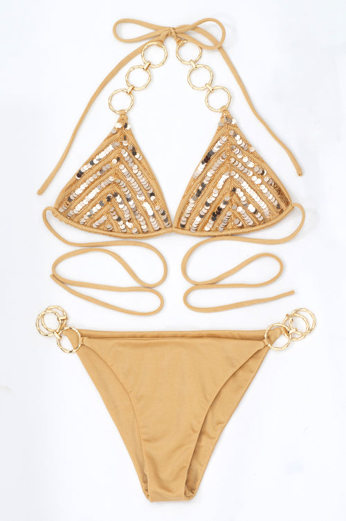 Bikini 3 Rings Gold