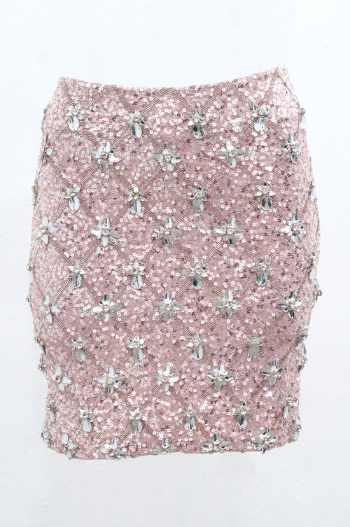 Skirt Jewels pink