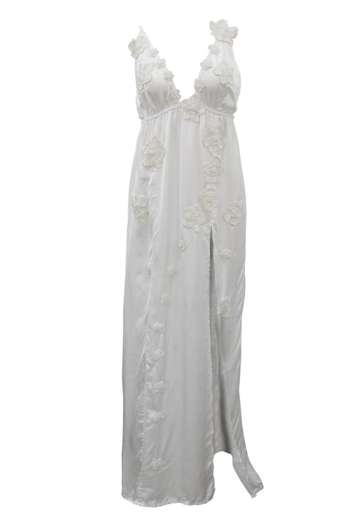 Flora dress white