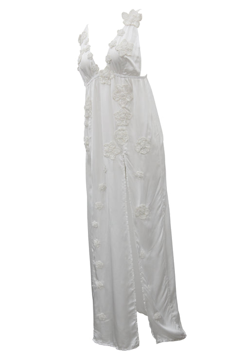 Flora dress white