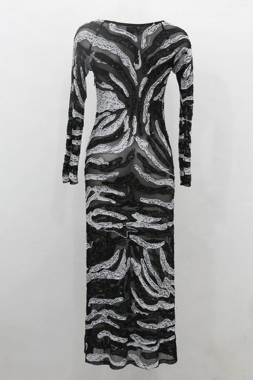 Long Dress Wild Zebra