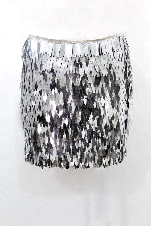 Silver Rain Miniskirt