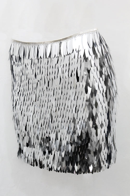 Silver Rain Miniskirt