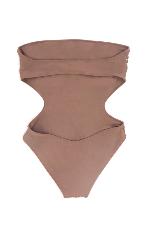 One piece Crystal tan