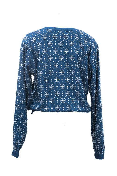 Jacket Denim Pearls