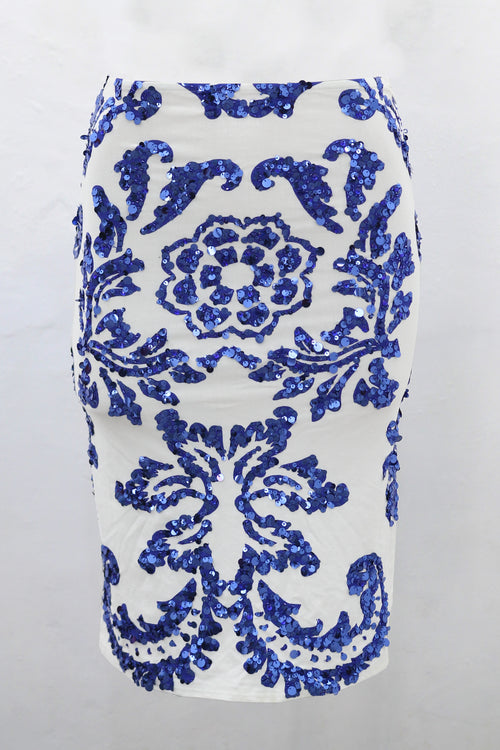 Skirt Flower Saphire