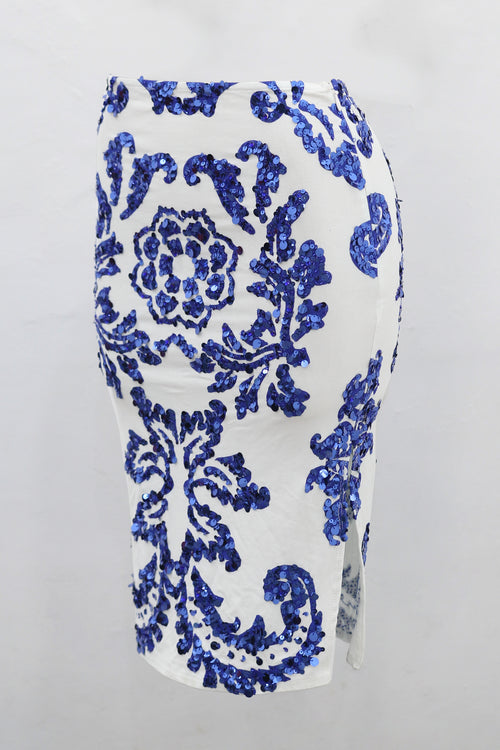 Skirt Flower Saphire
