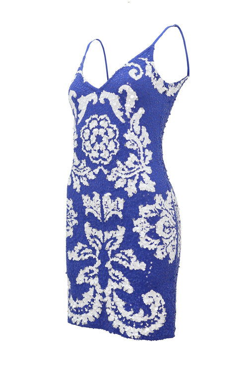 Saphire Flower Dress