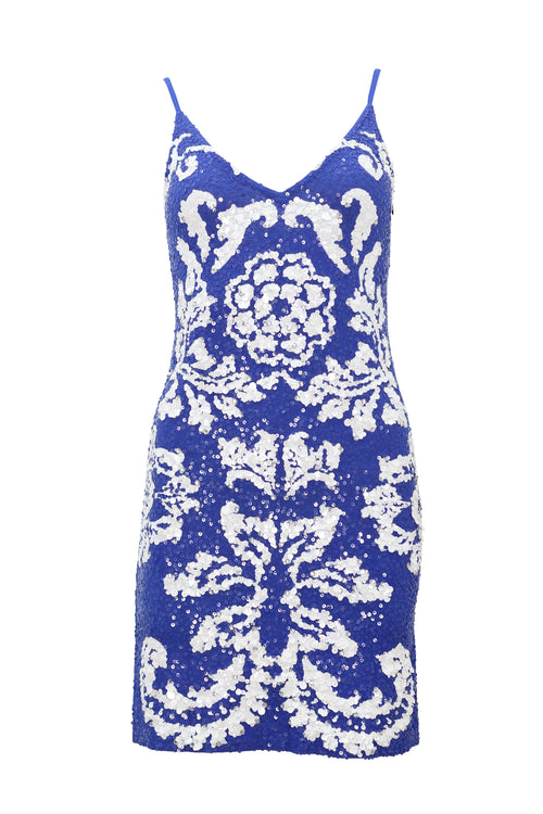 Saphire Flower Dress