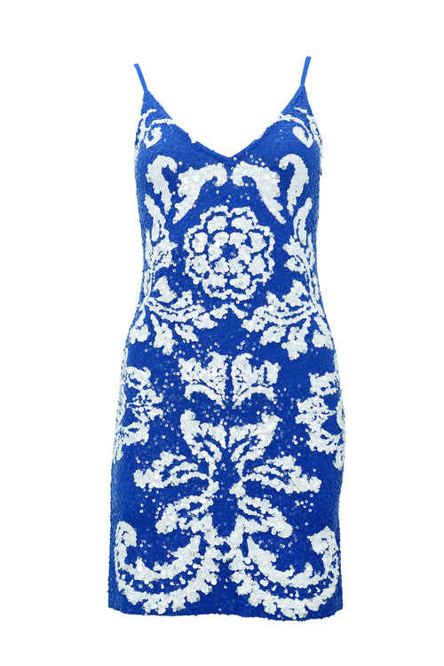 Saphire Flower Dress