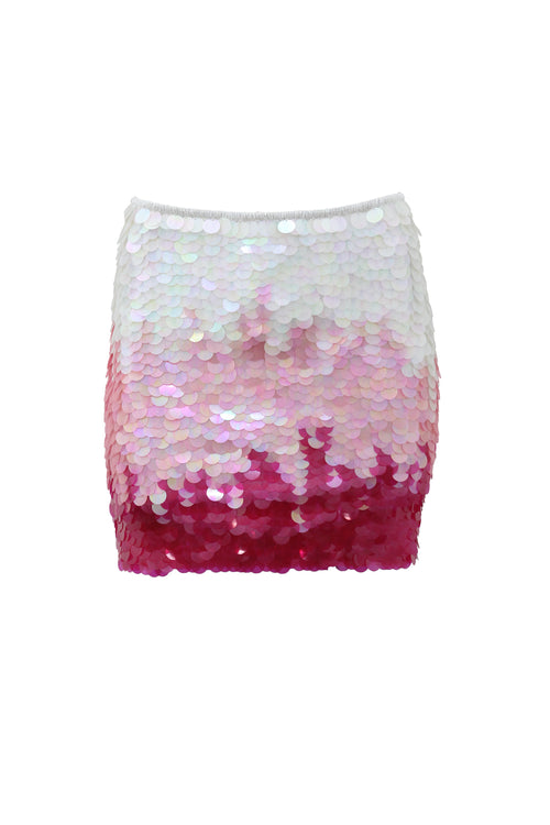 Skirt ombre pink